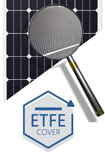 Panel Solar Flexible superficie ETFE
